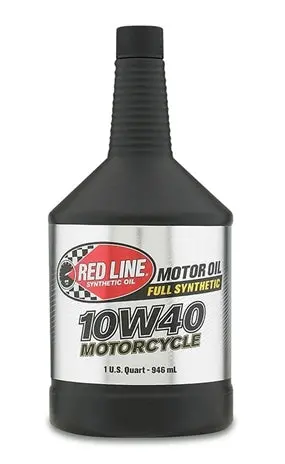 Red Line 10W40 Motorcycle Oil - Quart 42404 1
