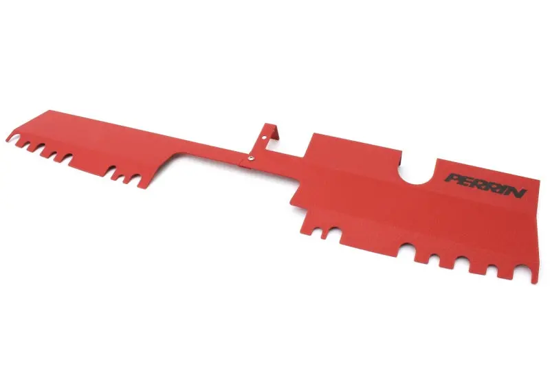 Perrin 15-21 Subaru Wrx/Sti Radiator Shroud (With Oem Intake Scoop) - Red 1