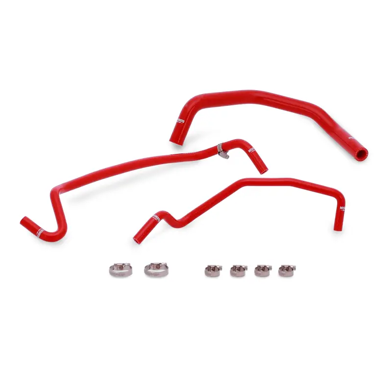 Mishimoto 15+ Ford Mustang Gt Red Silicone Ancillary Hose Kit 1
