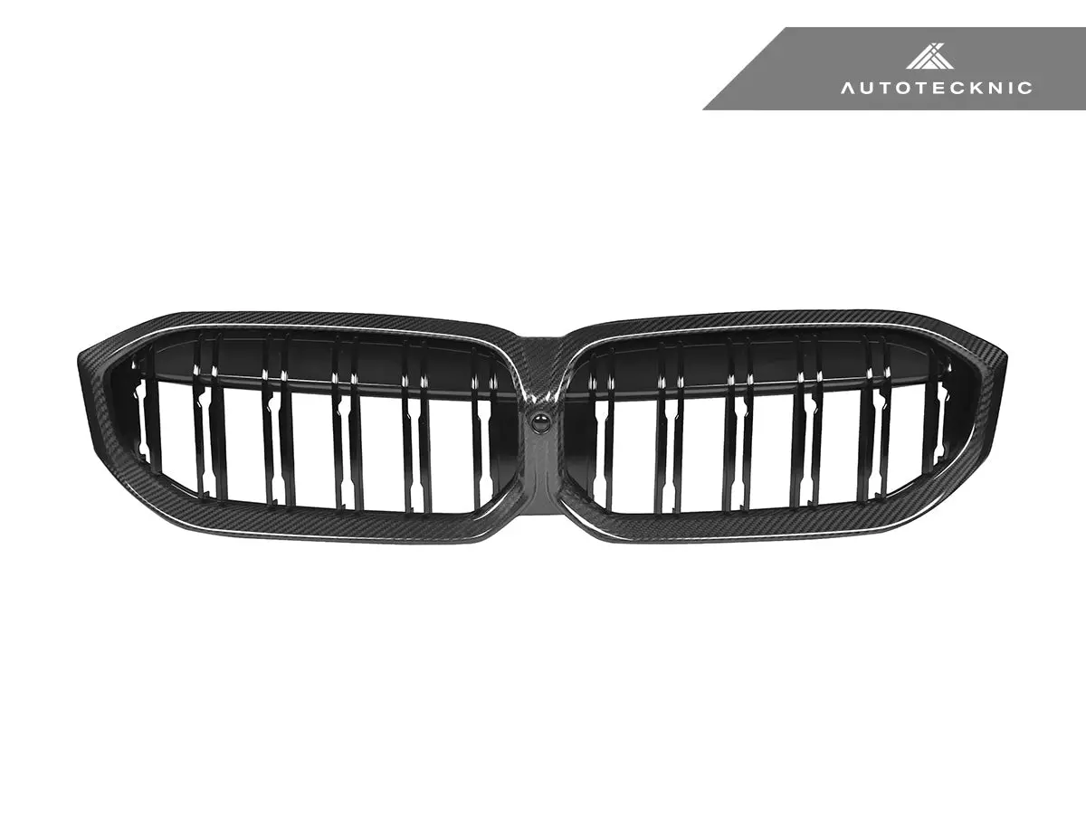 Autotecknic Dry Carbon Fiber Dual-Slat Front Grille - G20 3-Series Lci 1