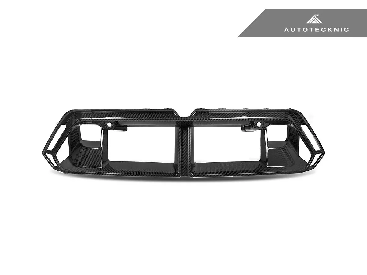 Autotecknic Dry Carbon Oem-Spec Center Bumper Trim - G90/ G99 M5 1