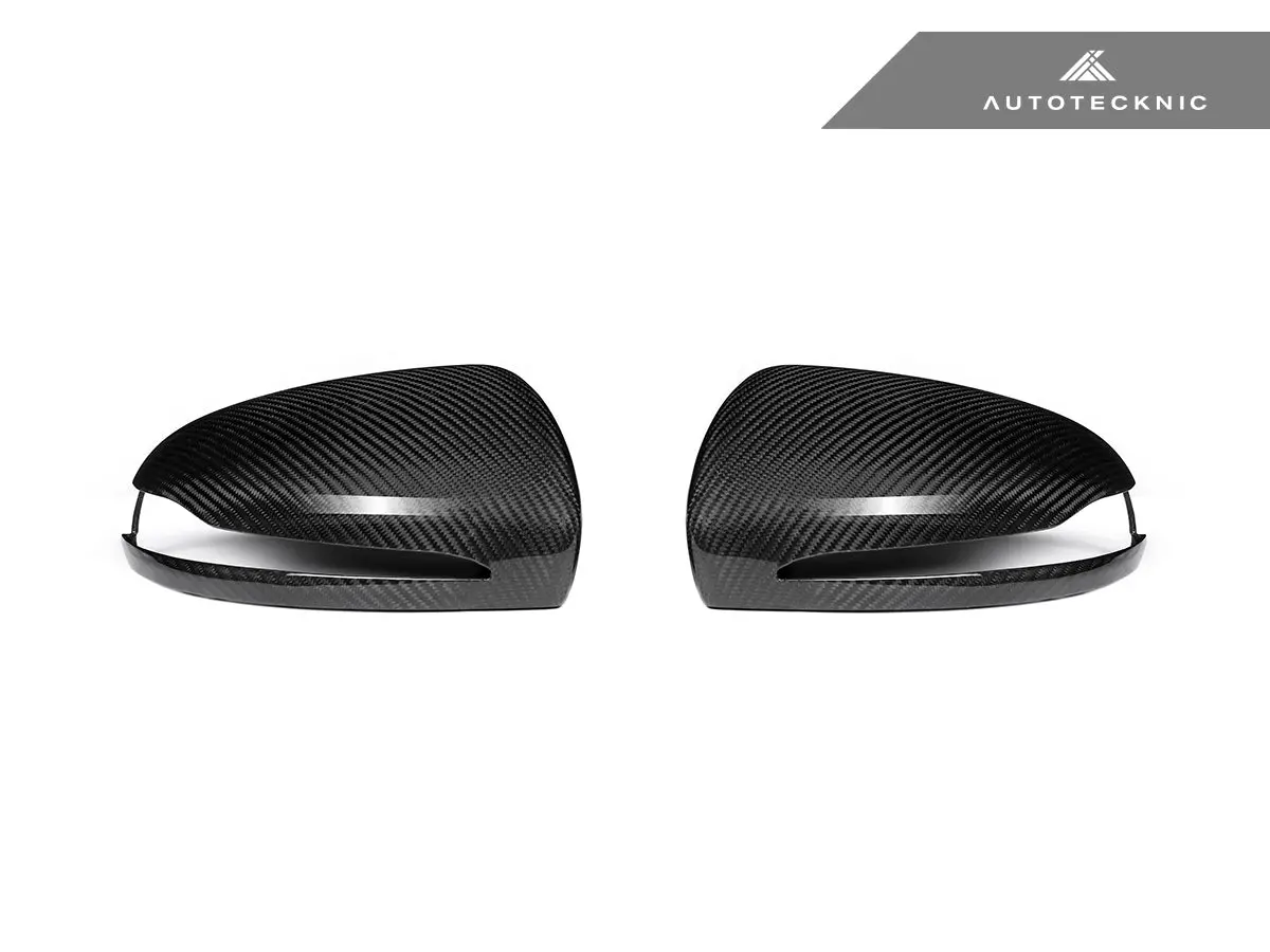 Autotecknic Replacement Version Ii Dry Carbon Mirror Covers - Mercedes-Benz W205 C-Class 1