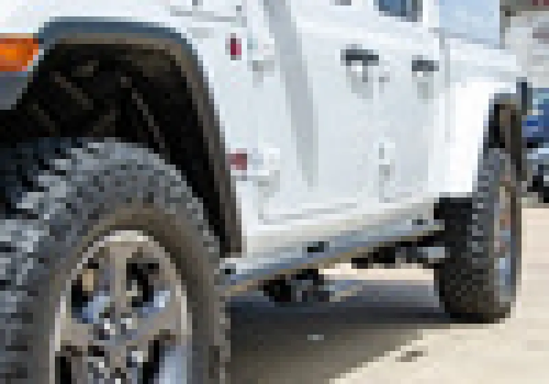 N-Fab Rkr Step System 2019 Jeep Wrangler Jt 4 Door Truck Full Length - Tex. Black - 1.75In 1