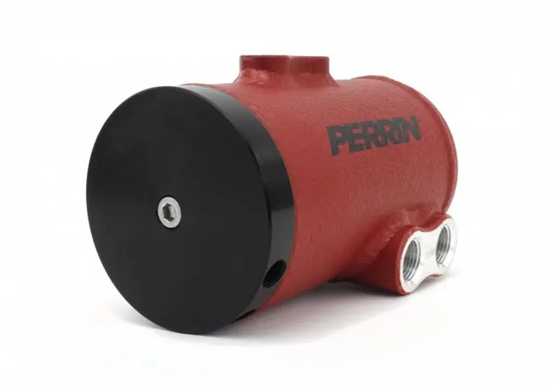 Perrin 08-14 Subaru Wrx / 08-21 Sti / 05-09 Legacy Gt & Outback Xt Air Oil Separator - Red 1