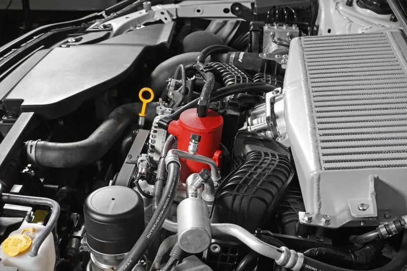 Perrin 22-24 Subaru Wrx Air Oil Separator - Red 1