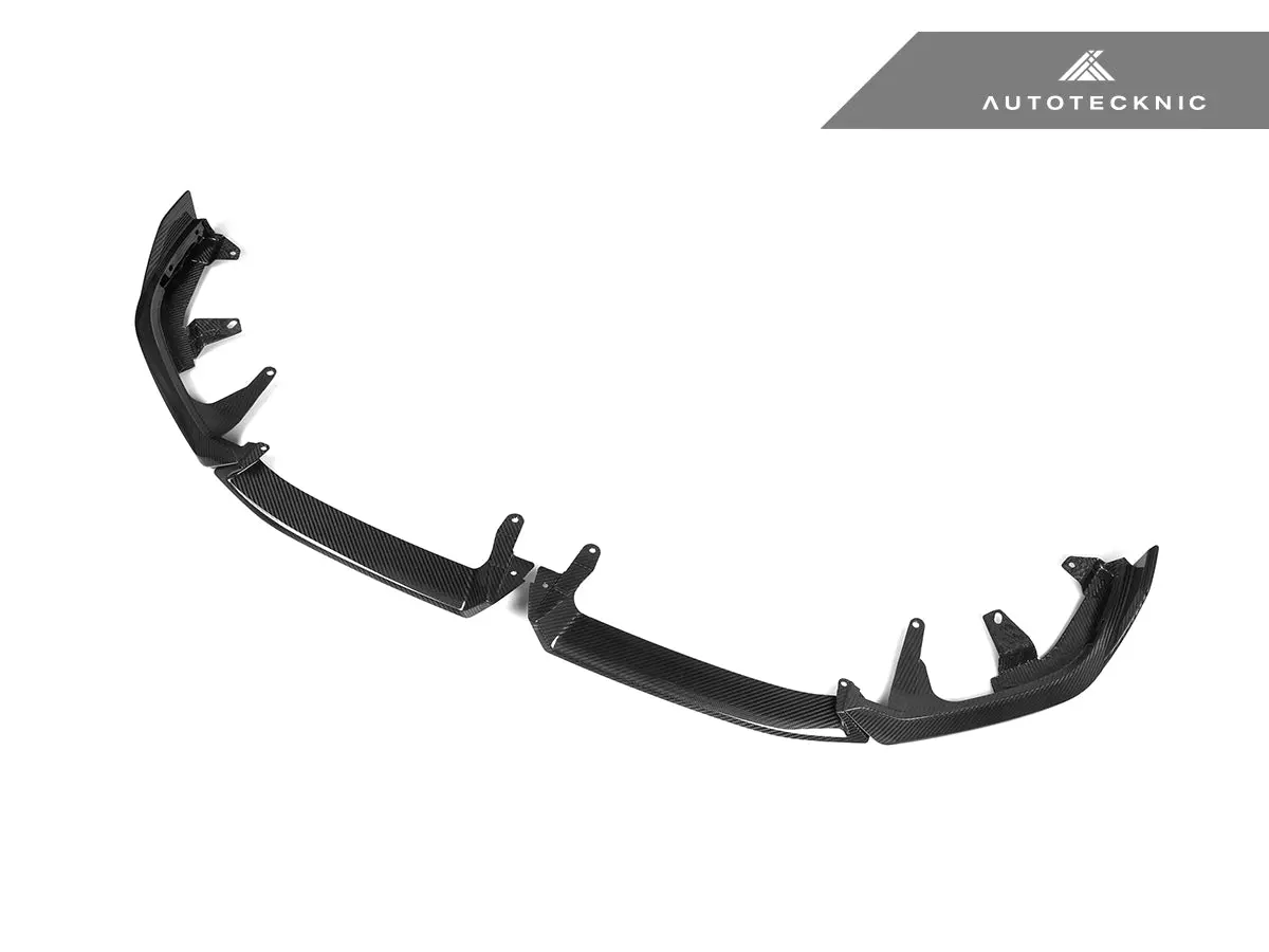 Autotecknic Dry Carbon Front Lip Splitter Set - G60 5-Series 2