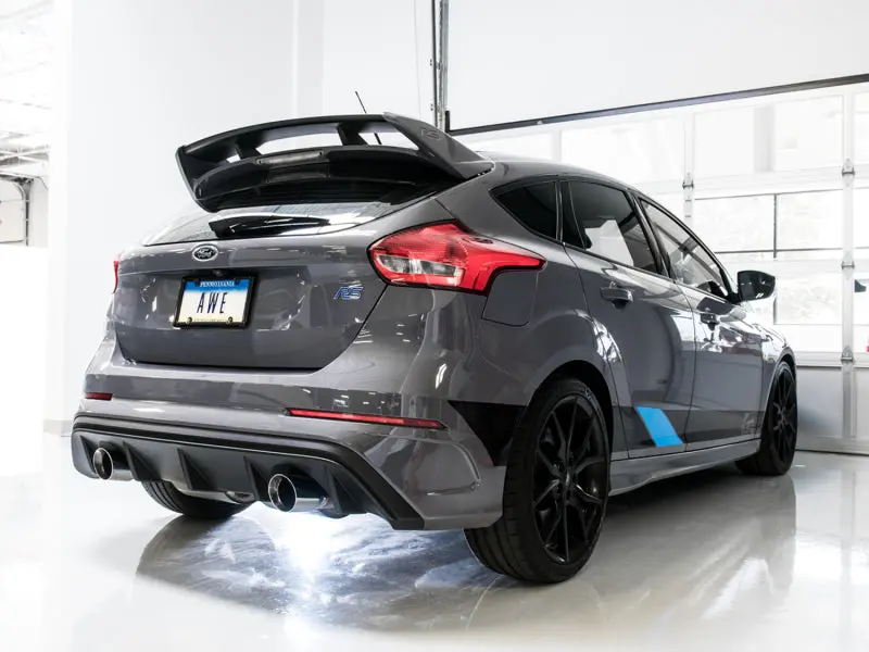 Awe Tuning Ford Focus Rs Switchpath Cat-Back Exhaust - Diamond Black Tips 2