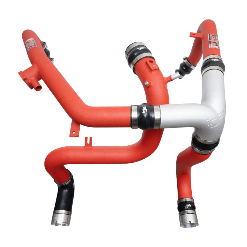 Injen 21-23 Ford Bronco 2.7L V6 (Tt) Ecoboost Ses Intercooler Pipes - Wrinkle Red 1