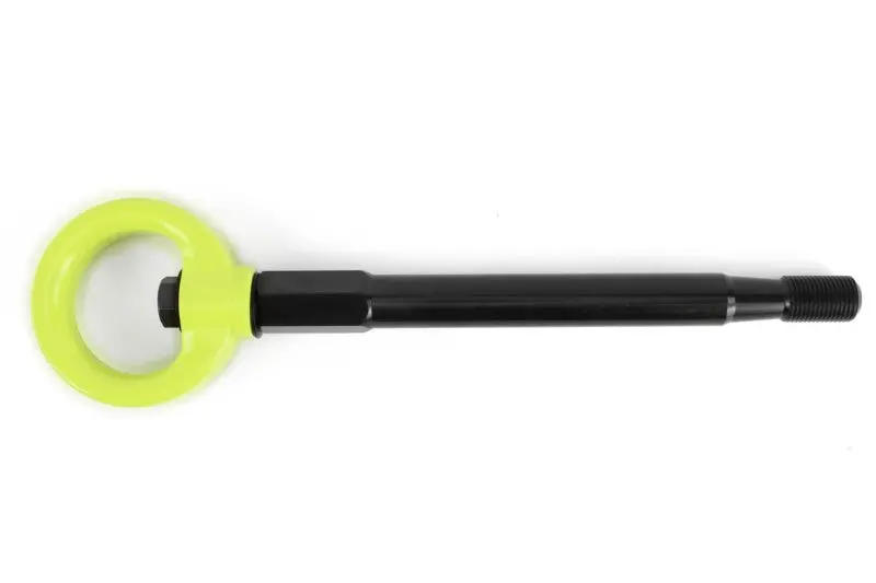 Perrin 08-14 Subaru Wrx & Sti / 08-11 Impreza / 05-09 Legacy Tow Hook Kit (Front) - Neon Yellow 1