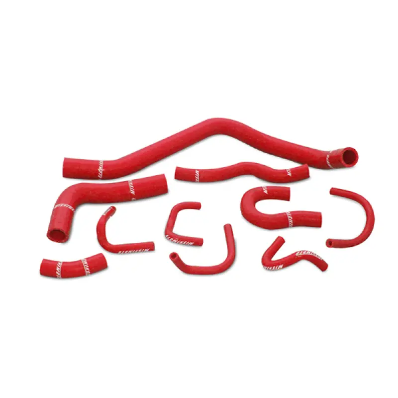 Mishimoto 88-91 Honda Civic Red Silicone Hose Kit 1