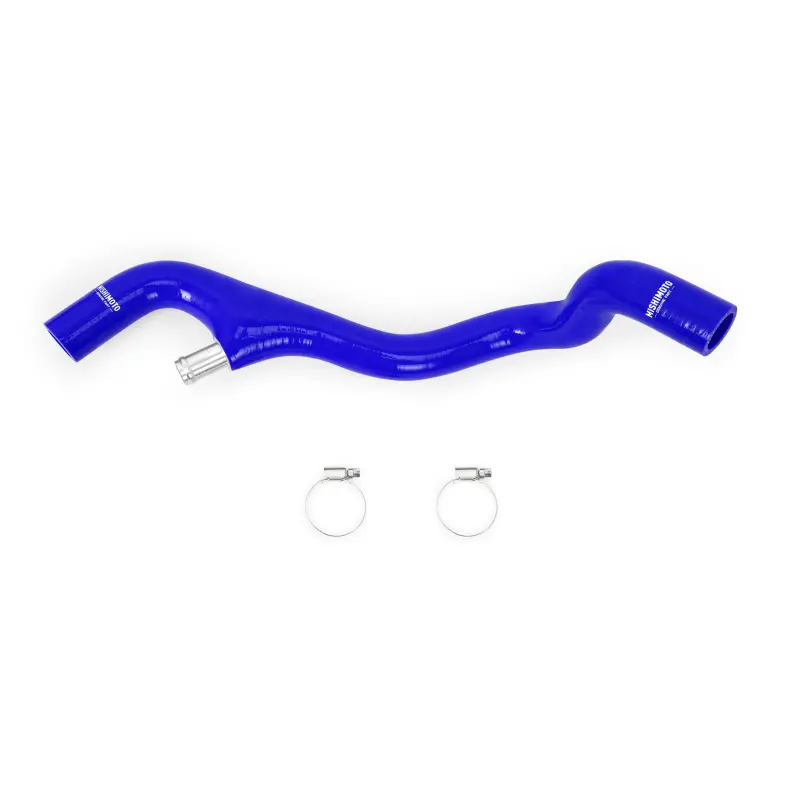 Mishimoto 05-07 Ford F-250/F-350 6.0L Powerstroke Lower Overflow Blue Silicone Hose Kit 1