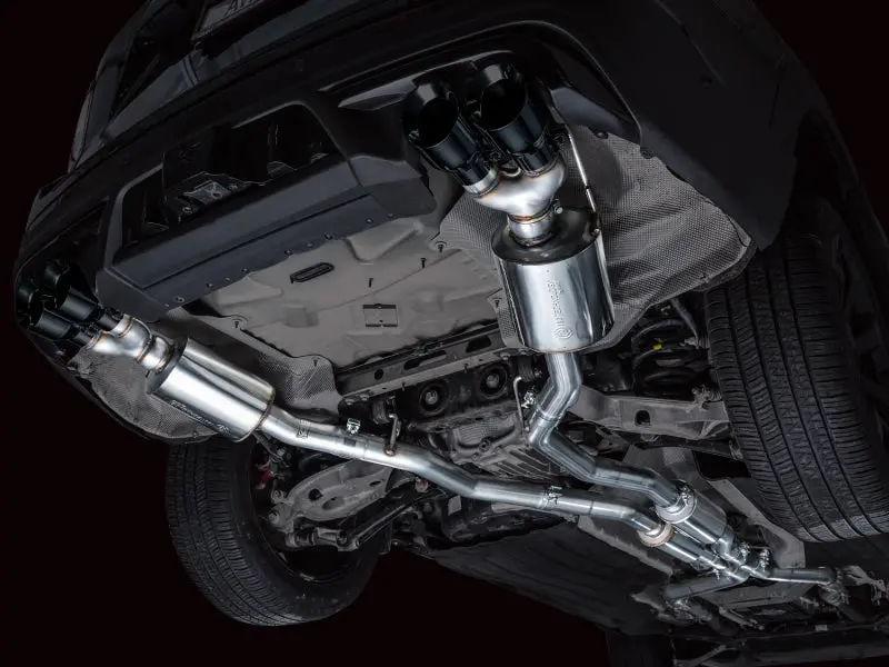 Awe Tuning 2020+ Ford Explorer St Touring Edition Exhaust W/ Diamond Black Tips 2