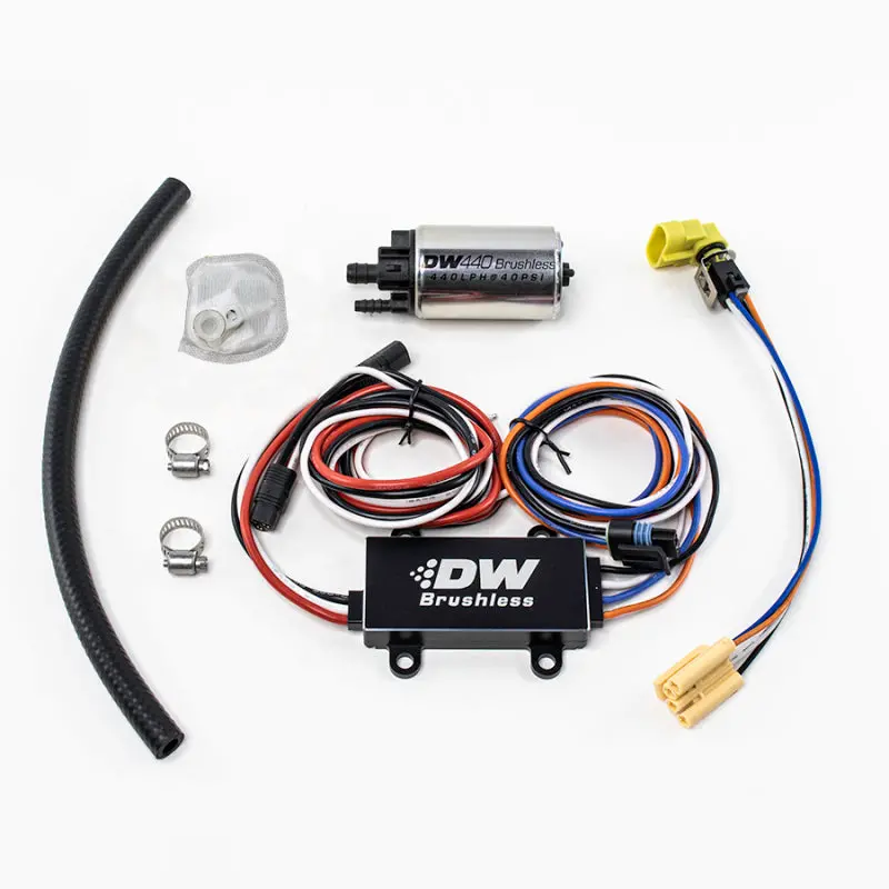 Deatschwerks Dw440 440Lph Brushless Fuel Pump W/ Single Speed Controller 1