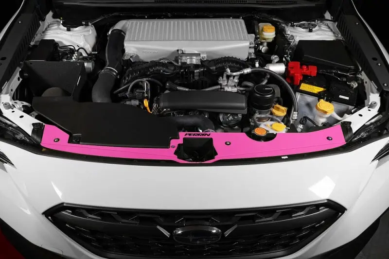 Perrin 22-25 Subaru Wrx Radiator Shroud - Hyper Pink 1