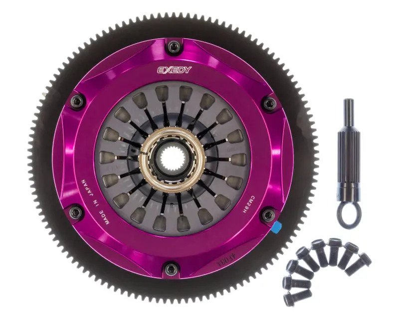 Exedy 2004-2014 Subaru Impreza Wrx Sti H4 Hyper Twin Cerametallic Clutch Sprung Center Disc Pull 1