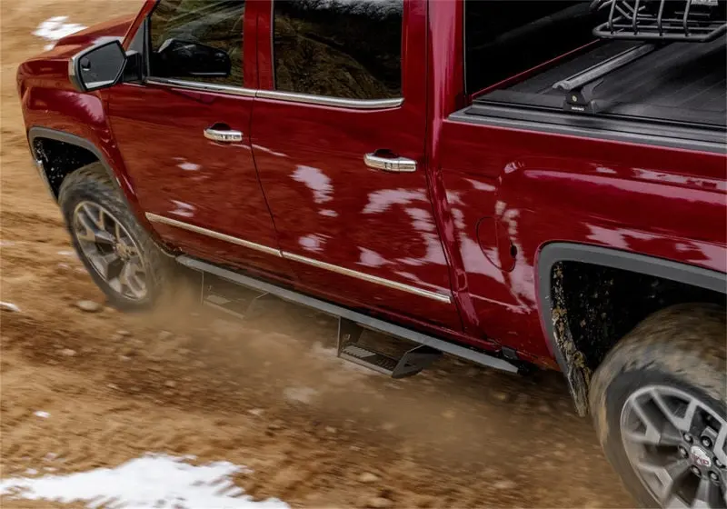 N-Fab Predator Pro 2019 Dodge Ram 1500 Crew Cab All Beds - Tex. Black - Cab Length 1