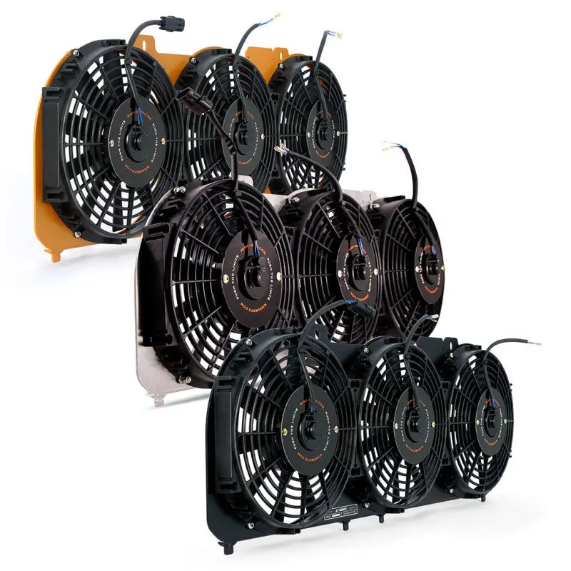 Mishimoto 89-01 Jeep Cherokee Xj 4.0L Performance Aluminum Fan Shroud W/ Controller 1