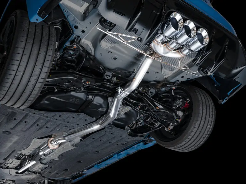 Awe Tuning 2023 Honda Civic Type R Fl5 Track Edition Exhaust W/ Triple Chrome Silver Tips 2