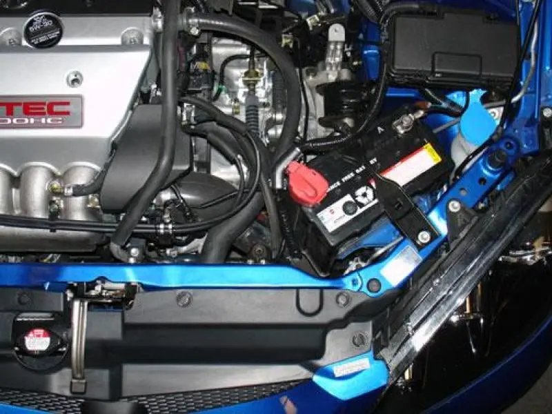 Injen 02-06 Rsx Type S W/ Windshield Wiper Fluid Replacement Bottle Polished Cold Air Intake 1