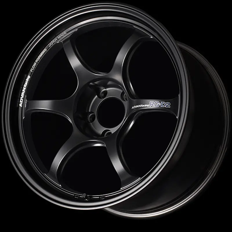 Advan Rg-D2 17X8.5 -10Mm 6X139.7 Semi Gloss Black Wheel 1