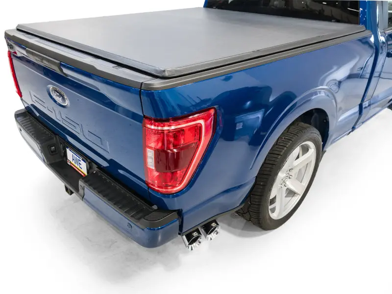 Awe 21-25 Ford F150 (14Th Gen Reg Cab) Cat-Back Exhaust - 4.5In Dual Side Exit Chrome Tips 2