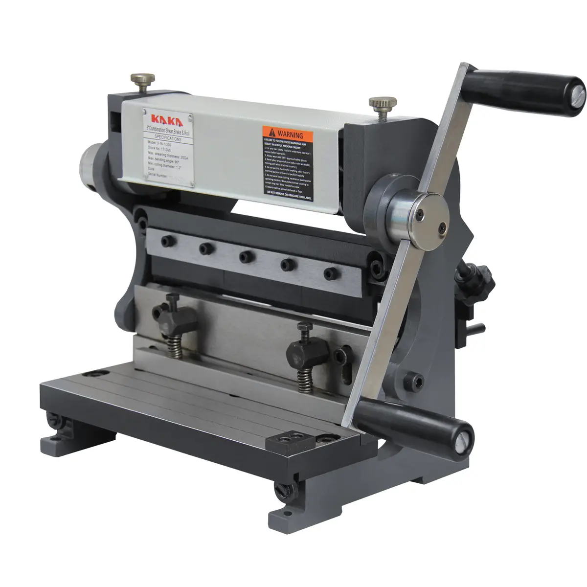 3-In-1 Shearing, Bending And Rolling Machine 3-In-1/8, 200Mm Compact Sheet Metal Fabricator For Home Workshops & Hobbyists 1
