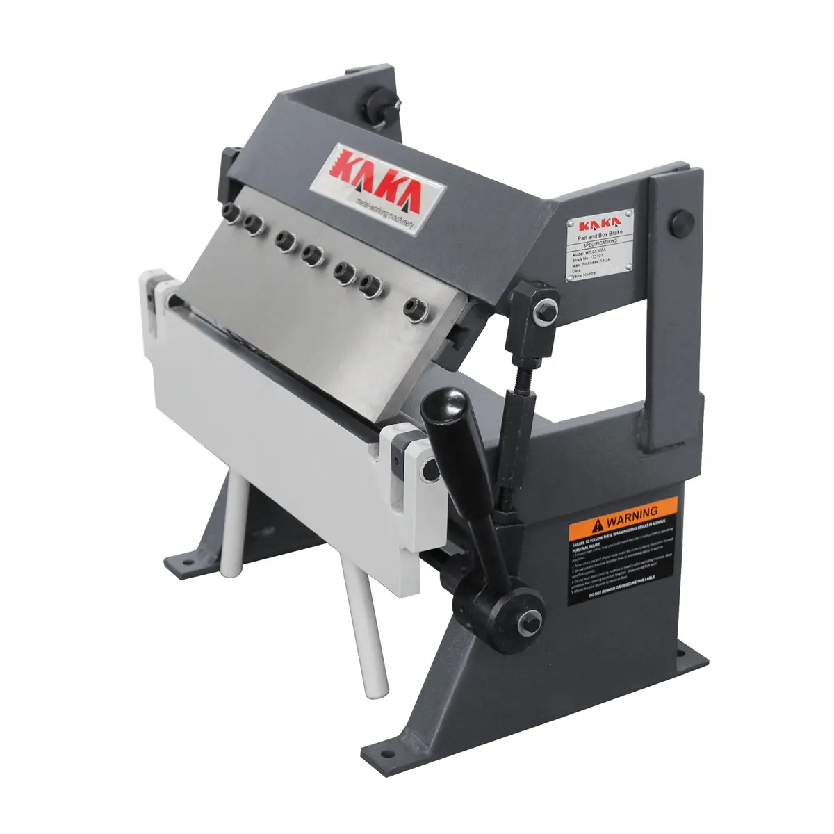 Manual Panbrake Folder W-1220A 305X1.0 Mm Manual Pan Brake, Sheet Metal Folding Mahchine, Sheet Metal Fabrication For Workshop 2