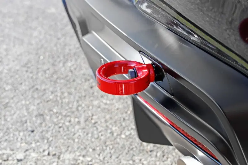 Perrin 20-25 Toyota Supra Tow Hook Kit (Rear) - Red 1