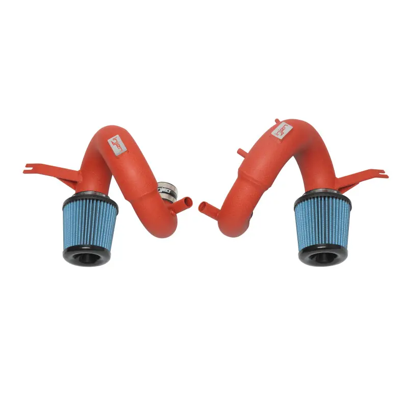 Injen 19-21 Genesis G70 V6-3.3L Twin Turbo Sp Short Ram Air Intake System - Wrinkle Red 1
