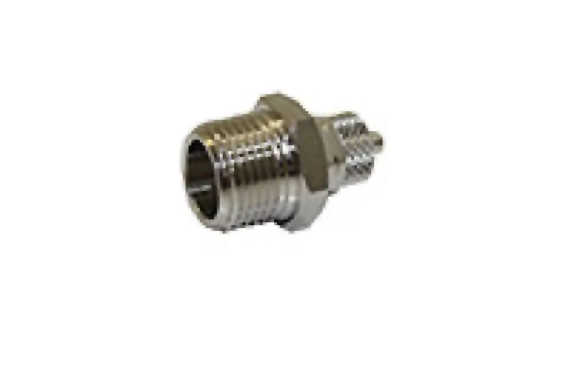 Snow Performance 3/8In Npt - 1/4 Quick Connect Straight Res Fitting 1