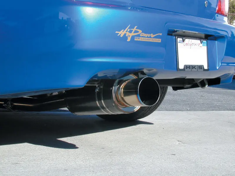 Hks 02-07 Wrx / 04-07 Sti Carbon Ti Exhaust 1