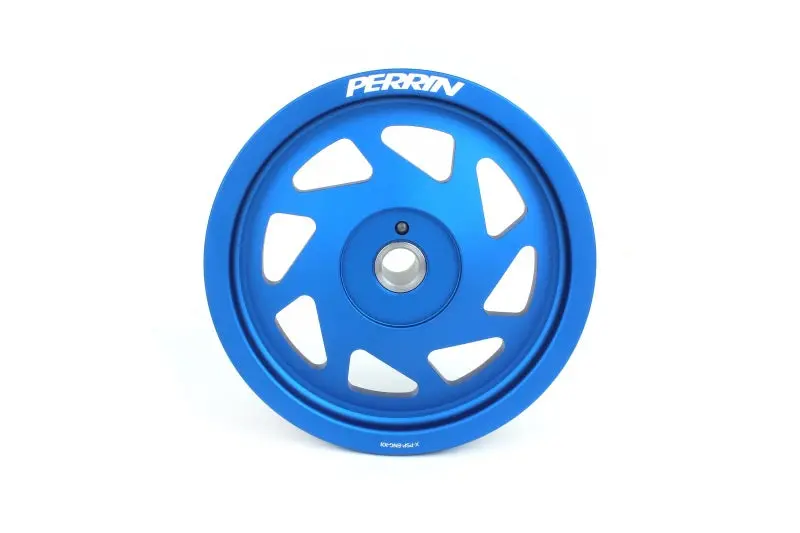 Perrin 22-26 Subaru Wrx/Brz & Toyota Gr86 / 20-25 Fxt/Obxt Lightweight Crank Pulley - Blue 1