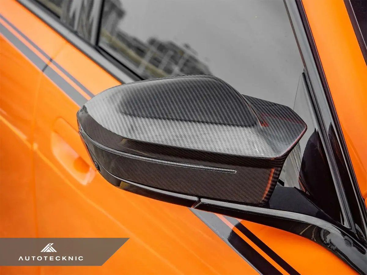 Autotecknic Dry Carbon Fiber Mirror Cap Set - G90/ G99 M5 2