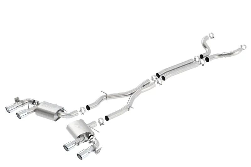 Borla 2017+ Chevy Camaro Zl1 6.2L S-Type Catback Exhaust W/ Dual Split Rear Exit 1