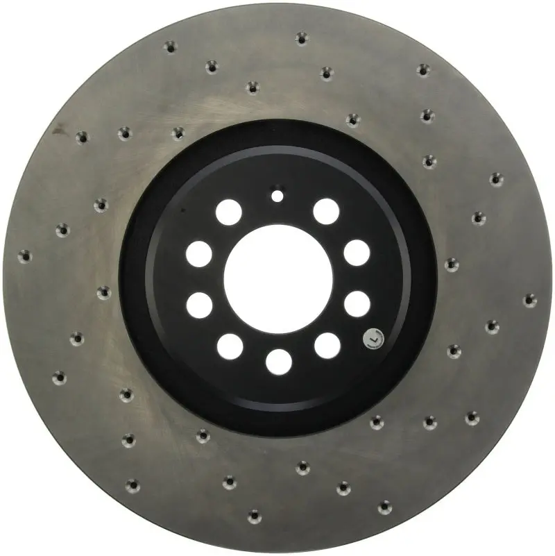 Stoptech 04-06 Audi Tt Quattro / 04 Vw Golf R32 Awd Drilled Left Front Rotor 1