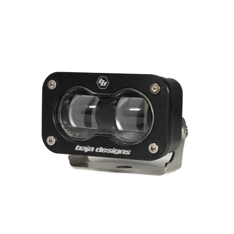 Baja Designs 21-22 Ford Bronco W/Steel Bumper S2 Sae Pro Fog Pocket Light Kit W/Upfitter - Clear 1