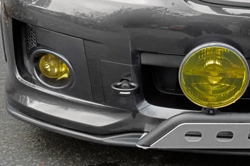 Perrin 08-14 Subaru Wrx & Sti / 08-11 Impreza / 05-09 Legacy Tow Hook Kit (Front) - Flat Black 1