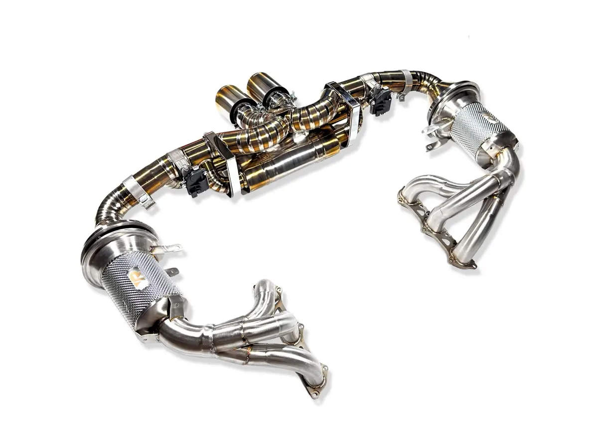 Porsche 992 Gt3 / Gt3 Rs Titanium Exhaust System Vanta Edition - Yonristic Performance 10