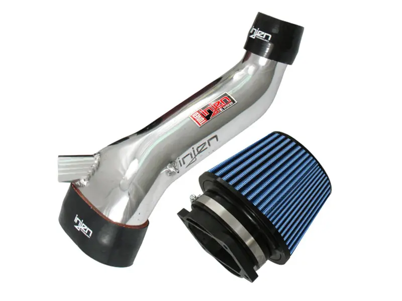 Injen 95-99 Eclipse Turbo Must Use Stock Blow Off Valve Polished Short Ram Intake 1