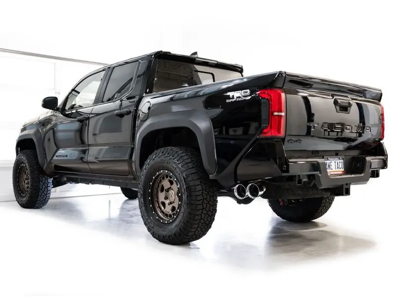 Awe Exhaust For 4Th Gen Toyota Tacoma Dual Chrome Silver Tips 1