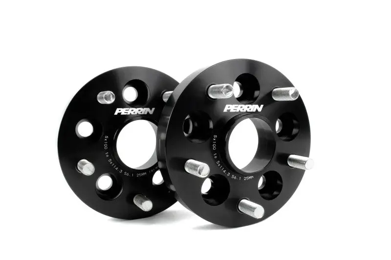 Perrin Subaru/Toyota/Scion 25Mm Wheel Adapter (Bolt-On Type) 5X100 To 5X114.3 W/56Mm Hub - Pair 1