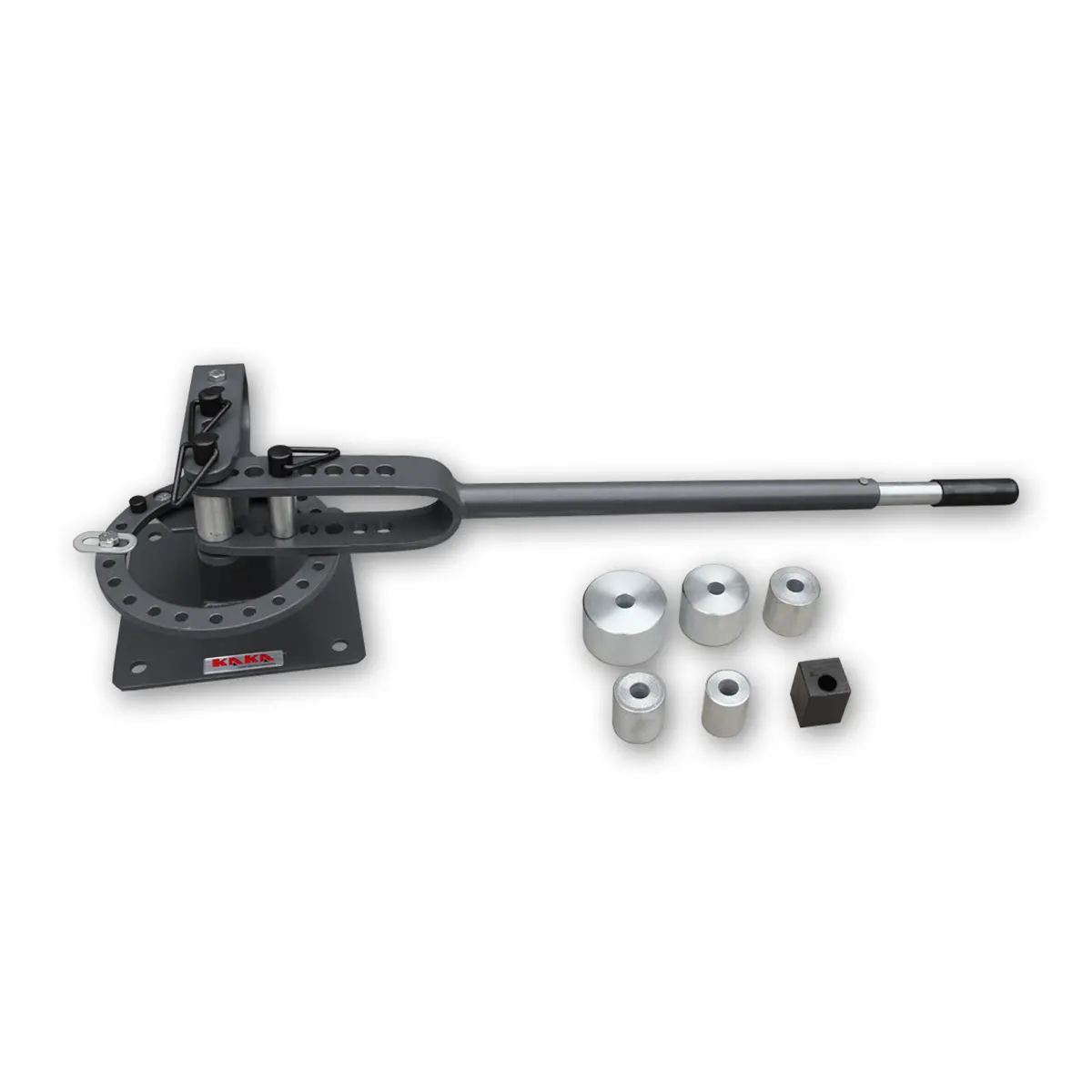 Bench-Top Metal Bender Yp-9, Manual Flat Bar Bender With 7 Dies, Up To 200 Degrees Bender 1