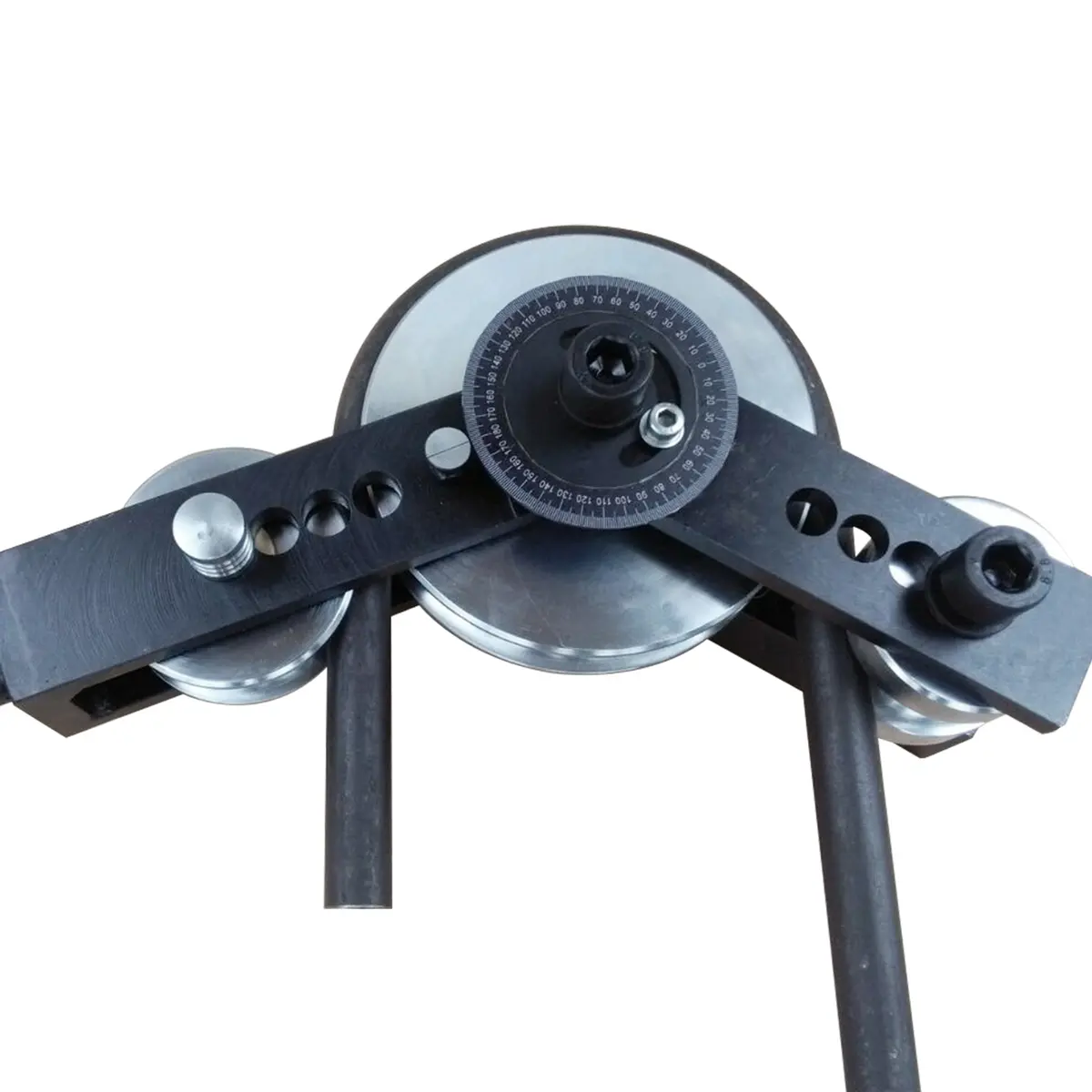 Manual Tube Bender 180° Bends Up To 1" Incl. 3/4"×2.5" Die & Degree Wheel 2