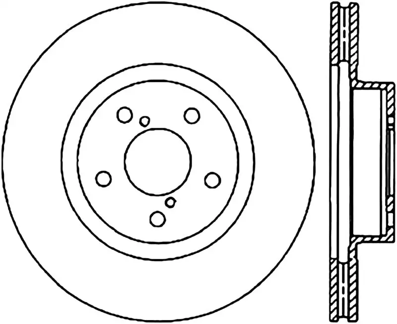 Stoptech Power Slot 05-08 Sti (5X114.3) Cryo Front Left Rotor 1