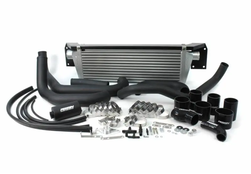 Perrin 02-07 Subaru Wrx/Sti Front Mount Intercooler Boost Tubes + Hardware W/Black Tubes 1