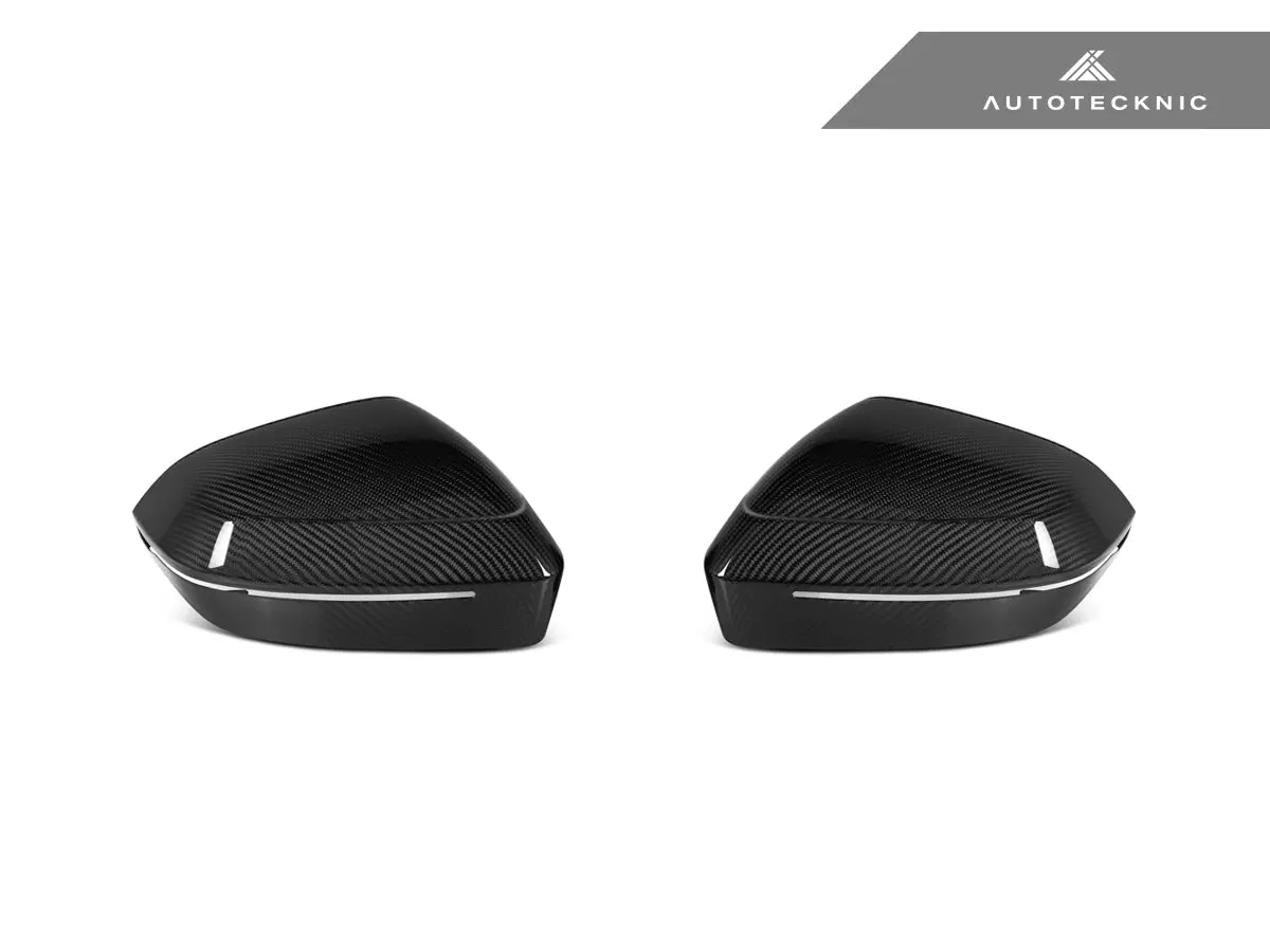 Autotecknic Dry Carbon Fiber Mirror Cap Set - G45 X3 1