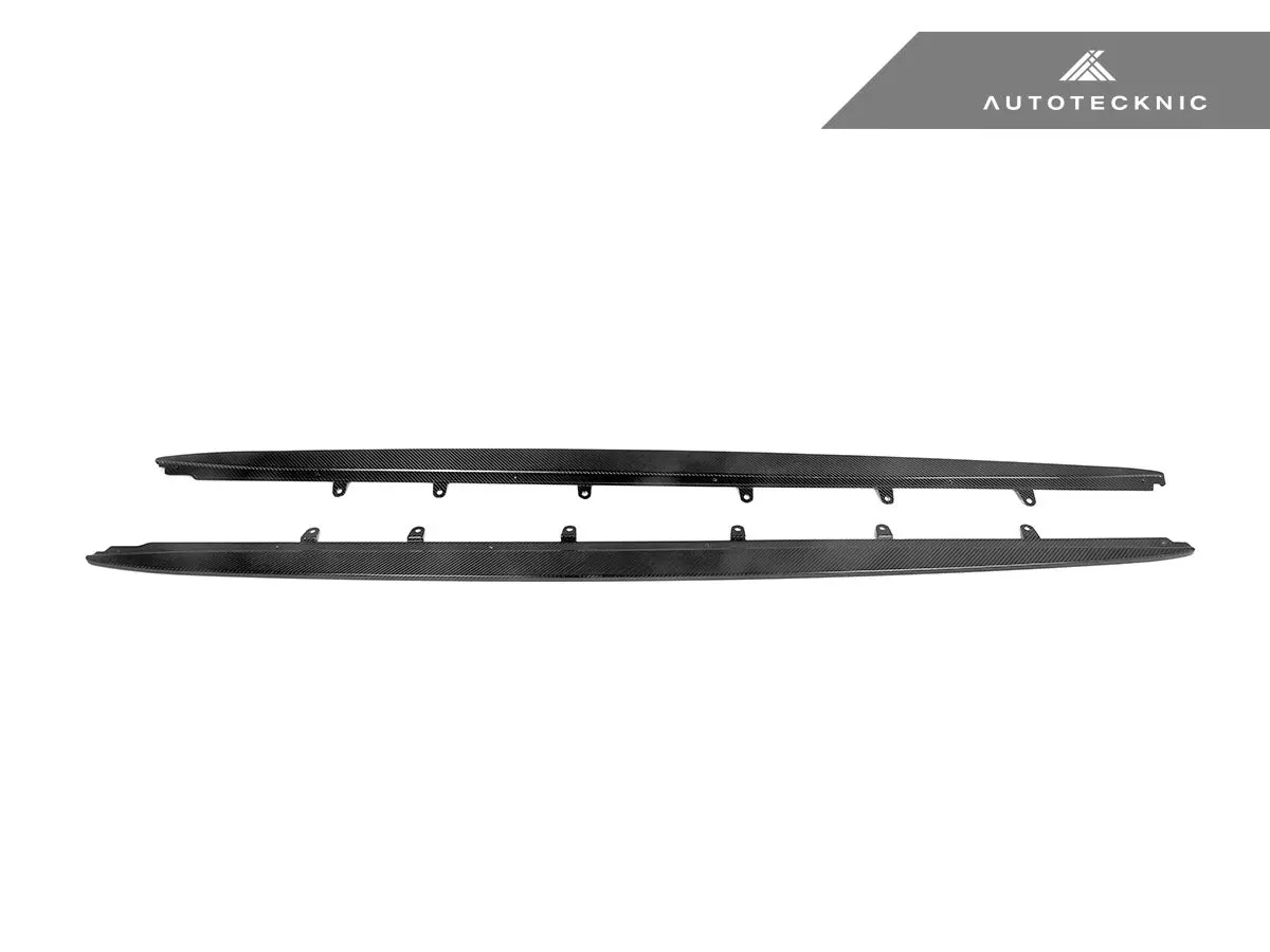 Autotecknic Dry Carbon Fiber Side Skirt Extension Set - F90 M5 | G30 5-Series 1