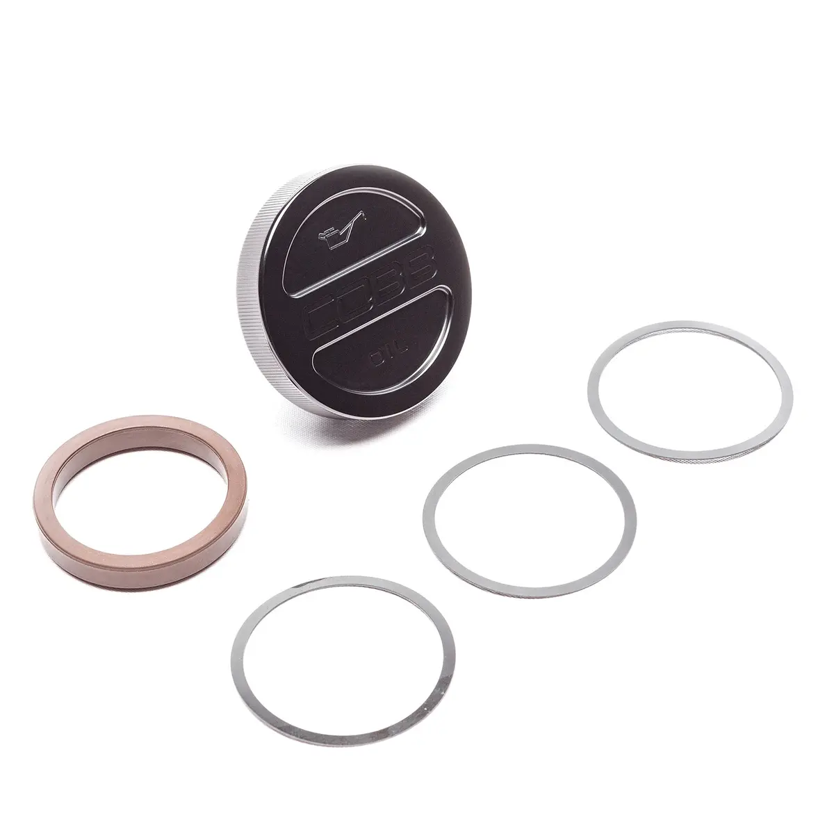 Cobb Subaru Oil Cap - Stealth Black 1