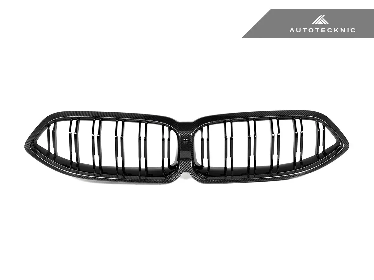 Autotecknic Dry Carbon Dual-Slats Front Grille - G14/ G15/ G16 8-Series 1