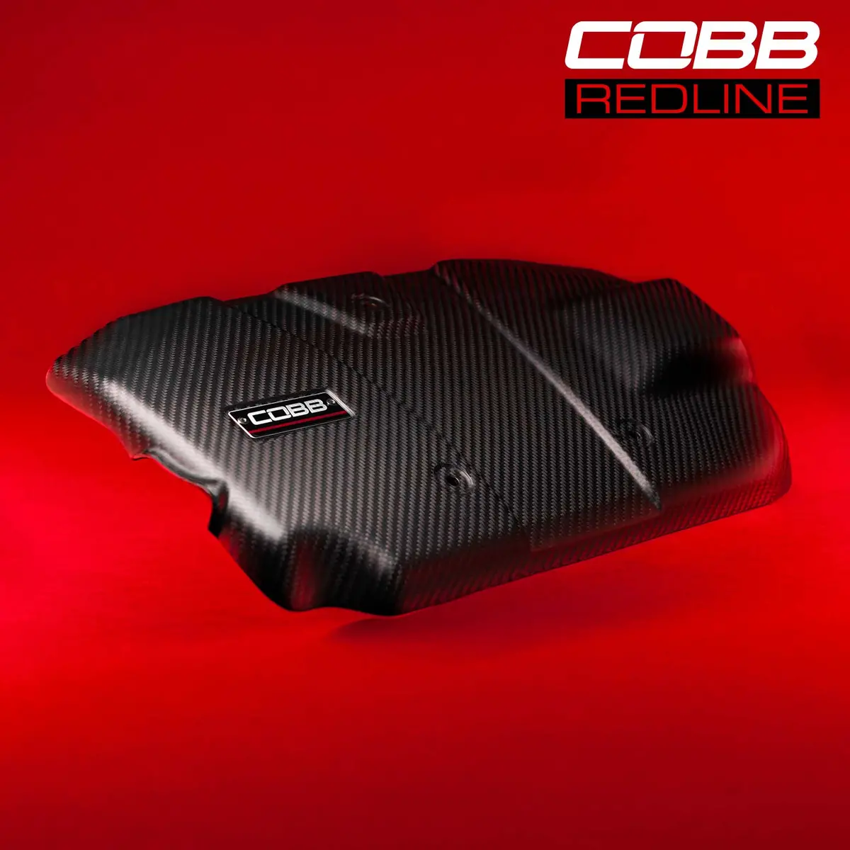 Cobb Subaru Redline Matte Carbon Fiber Engine Cover Wrx 2022-2025 1